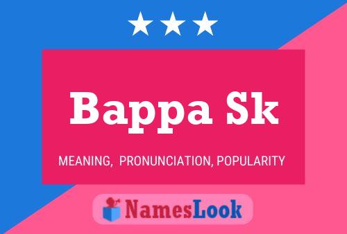 Bappa Sk Name Poster