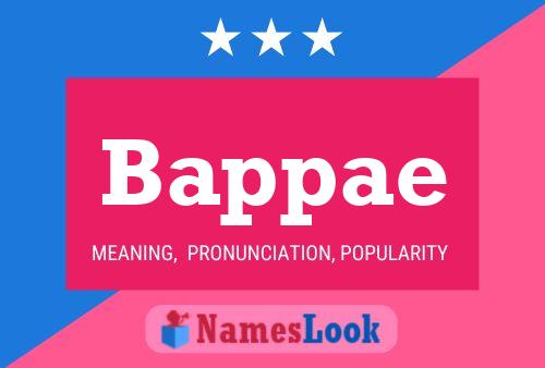 Bappae Name Poster