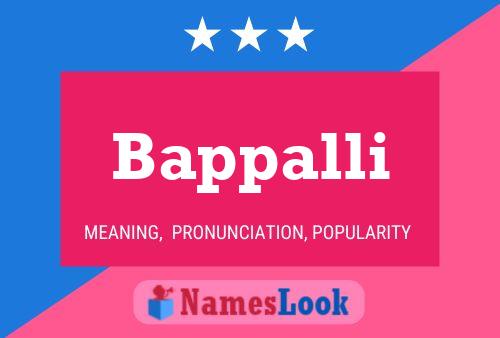 Bappalli Name Poster