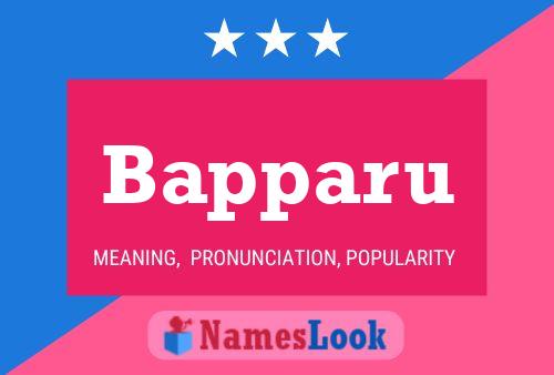 Bapparu Name Poster