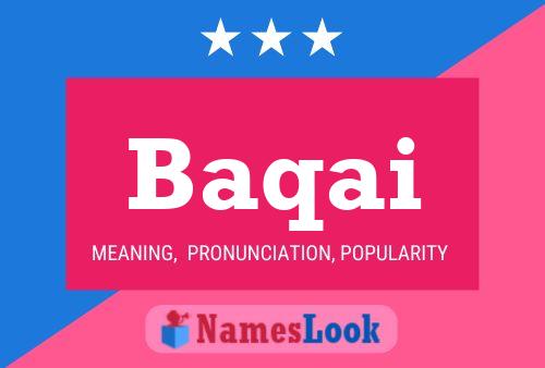 Baqai Name Poster