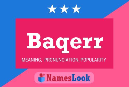 Baqerr Name Poster