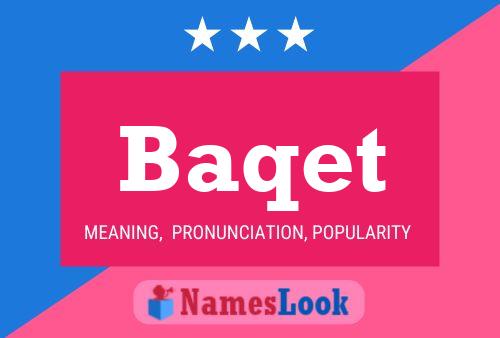 Baqet Name Poster