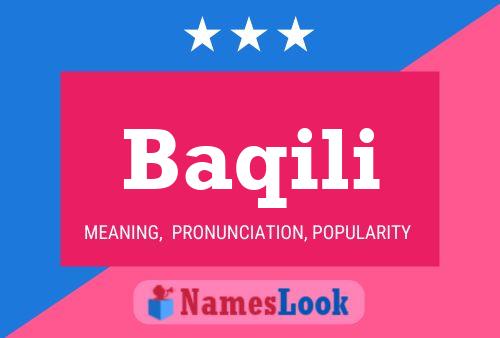 Baqili Name Poster