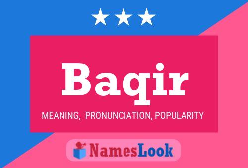 Baqir Name Poster