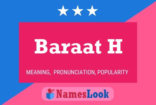 Baraat H Name Poster