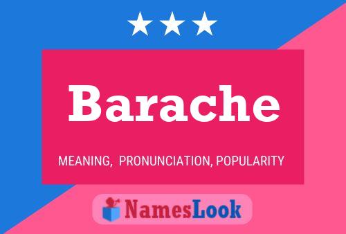 Barache Name Poster