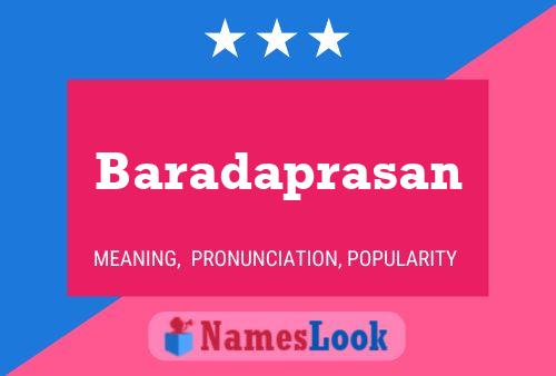 Baradaprasan Name Poster