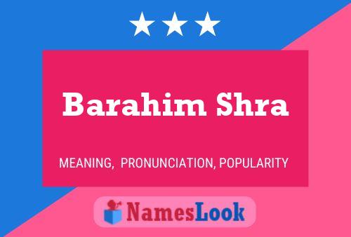 Barahim Shra Name Poster