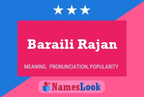 Baraili Rajan Name Poster