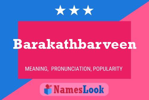 Barakathbarveen Name Poster