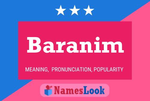 Baranim Name Poster