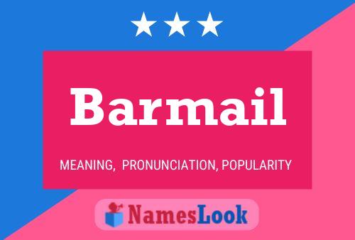 Barmail Name Poster