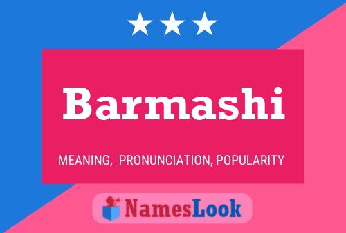 Barmashi Name Poster