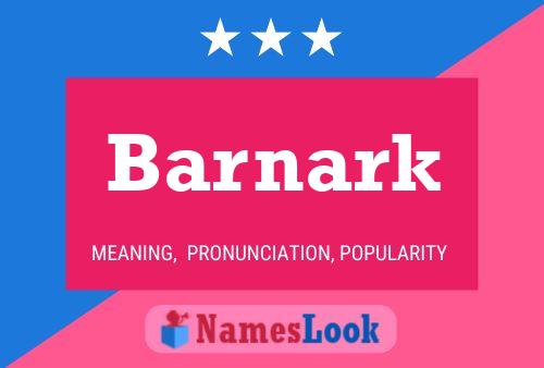 Barnark Name Poster