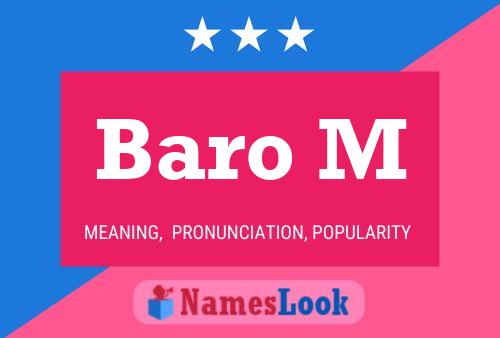 Baro M Name Poster