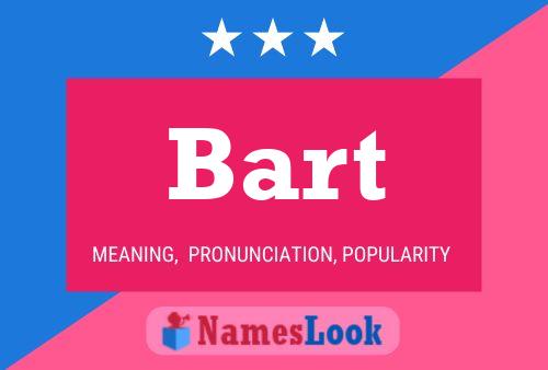 Bart Name Poster