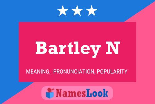 Bartley N Name Poster