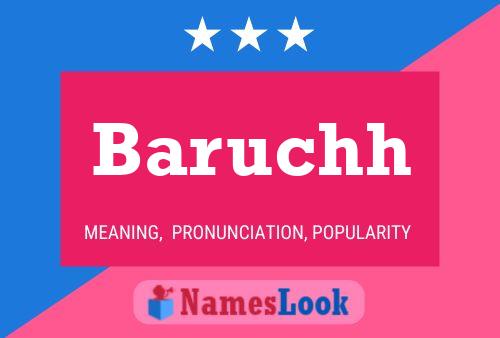 Baruchh Name Poster