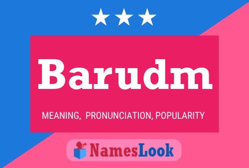 Barudm Name Poster