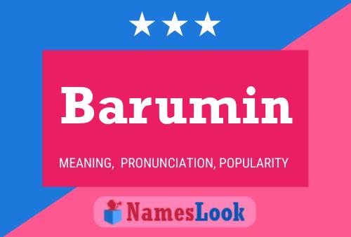 Barumin Name Poster