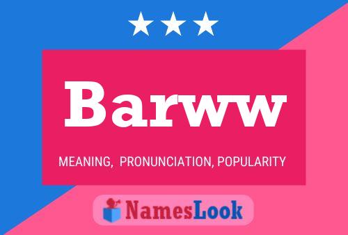 Barww Name Poster