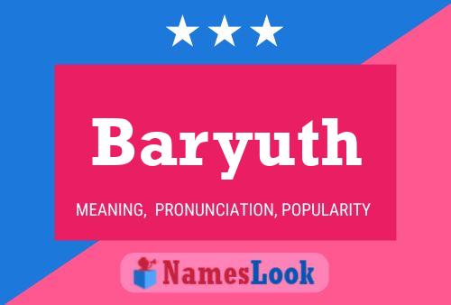 Baryuth Name Poster