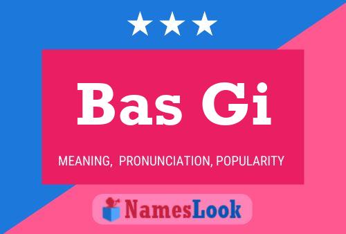 Bas Gi Name Poster