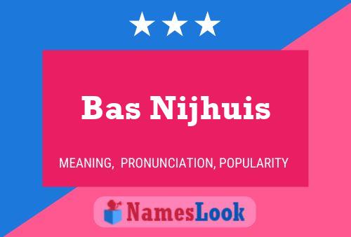 Bas Nijhuis Name Poster