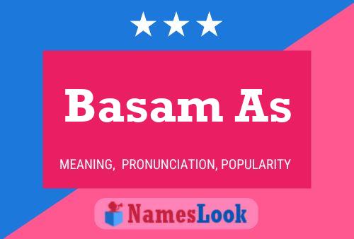 Basam As Name Poster