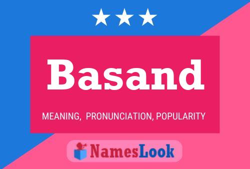 Basand Name Poster