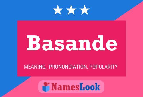 Basande Name Poster