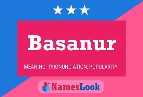 Basanur Name Poster