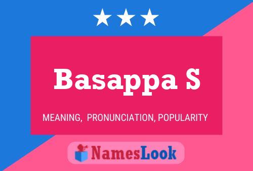 Basappa S Name Poster