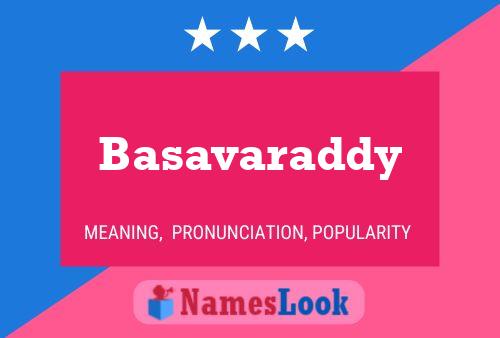 Basavaraddy Name Poster