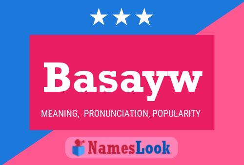 Basayw Name Poster