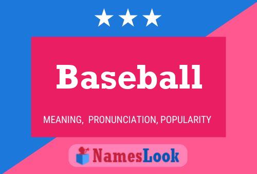 Baseball Name Poster