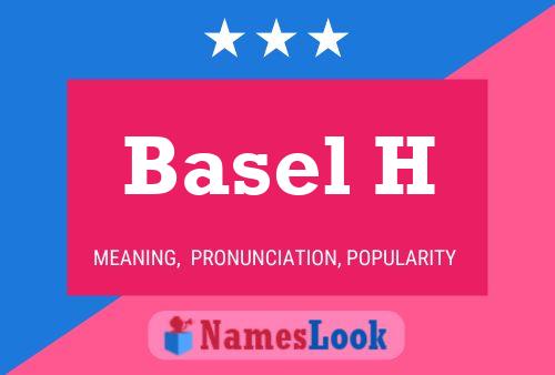 Basel H Name Poster