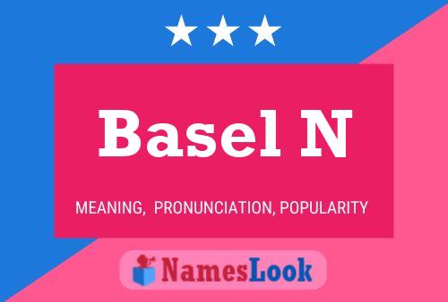 Basel N Name Poster