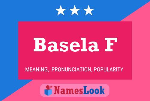 Basela F Name Poster