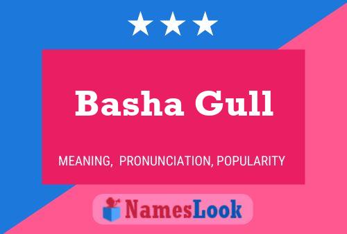 Basha Gull Name Poster