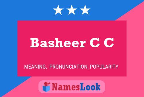 Basheer C C Name Poster