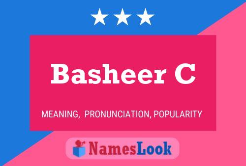 Basheer C Name Poster