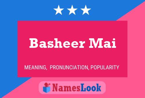 Basheer Mai Name Poster