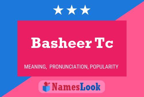 Basheer Tc Name Poster