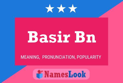 Basir Bn Name Poster