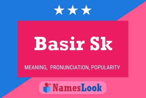 Basir Sk Name Poster