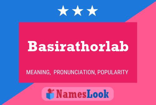 Basirathorlab Name Poster