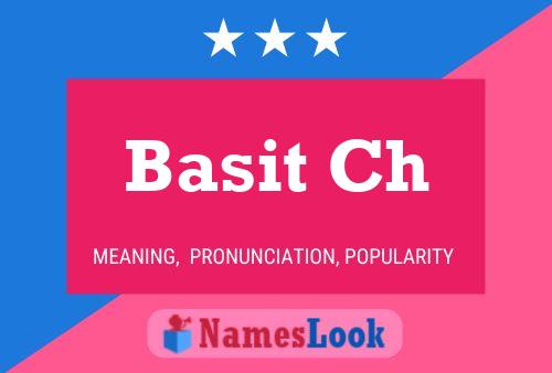 Basit Ch Name Poster