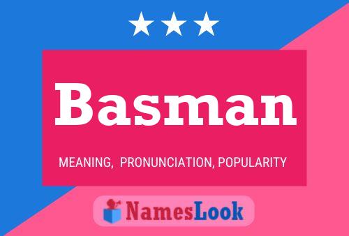 Basman Name Poster